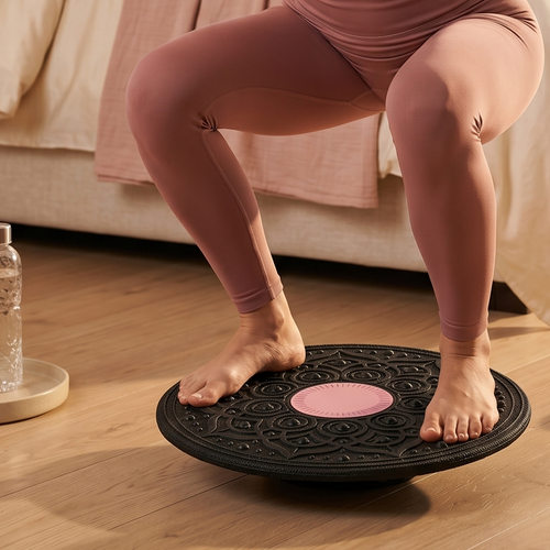 Balance Board 360° Wobble, Non-Slip Mandala, 30 cm, Up to 150 kg