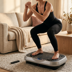 Whole Body Vibration Plate Machine, Bluetooth Remote & Bands, 200W