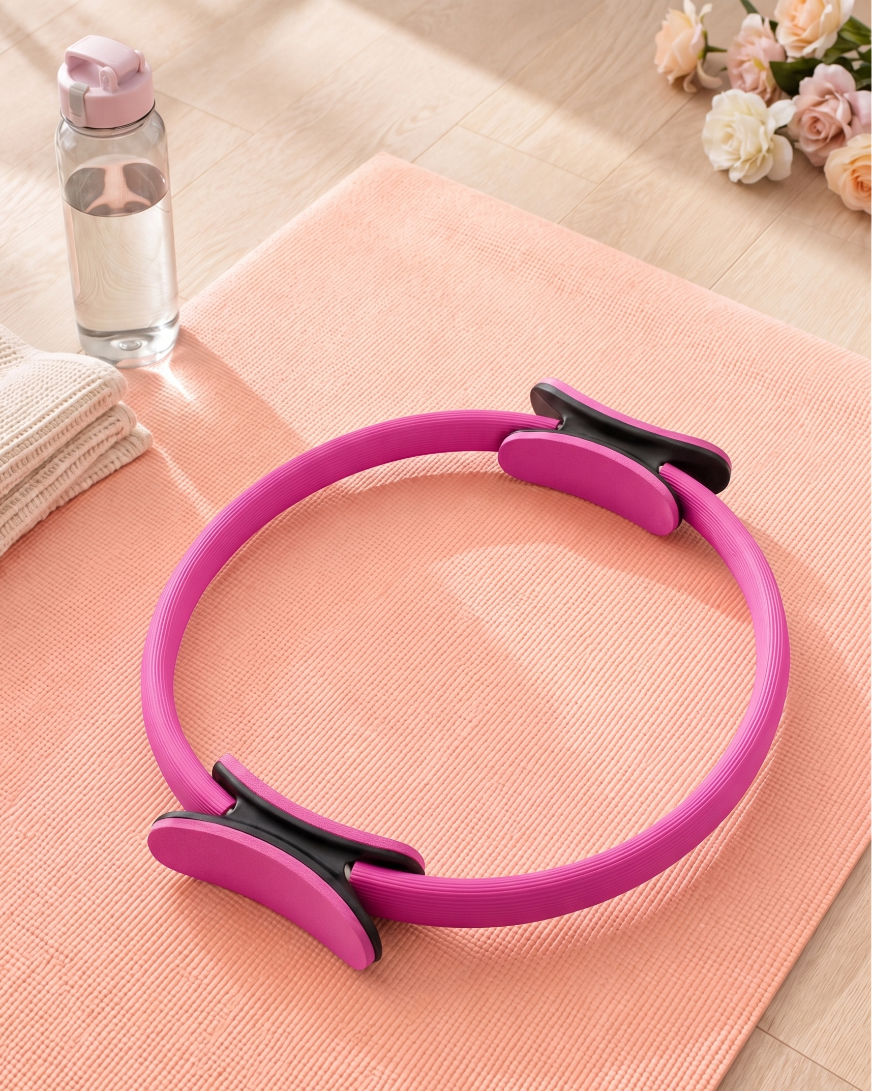 Pilates Magic Ring, Studio Fiberglass Core, Non-Slip EVA, 35 cm, 280g