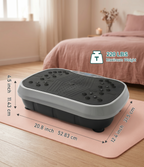 Whole Body Vibration Plate Machine, Bluetooth Remote & Bands, 200W