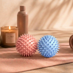 Spike Massage Ball, Body-Safe PVC, 6 cm, Pilates Yoga Fitness Rehab