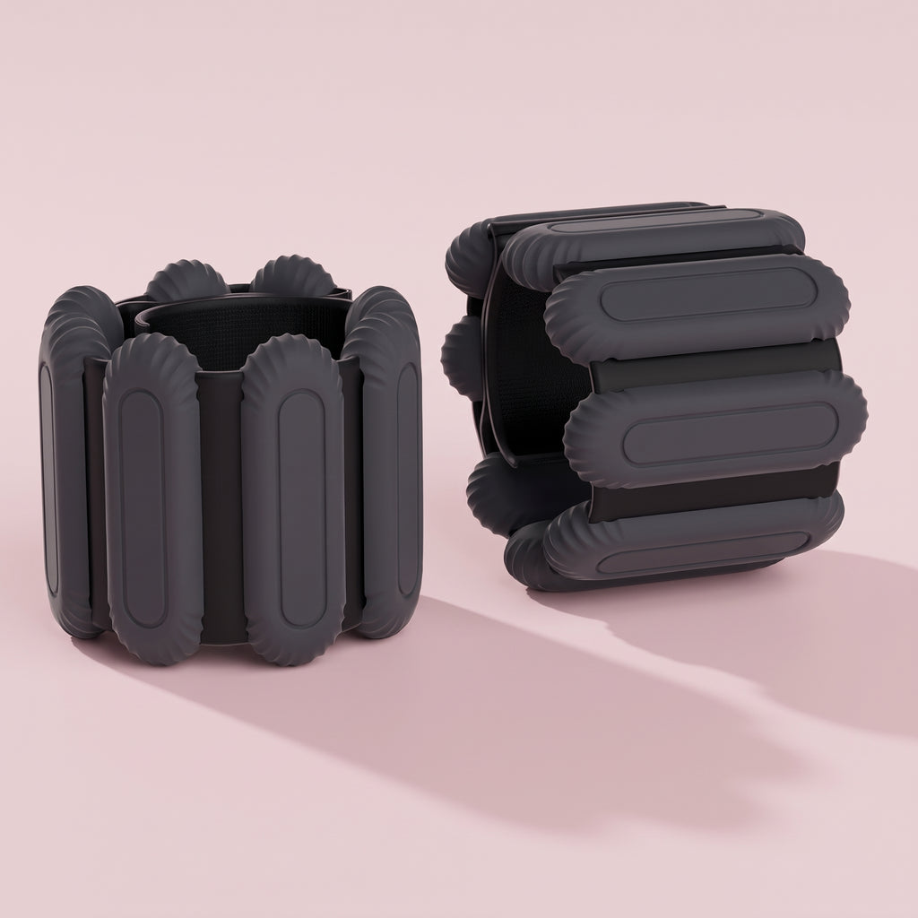 Adjustable Wrist & Ankle Weights for Women, 1 lb Pair — Soft Comfort Grip