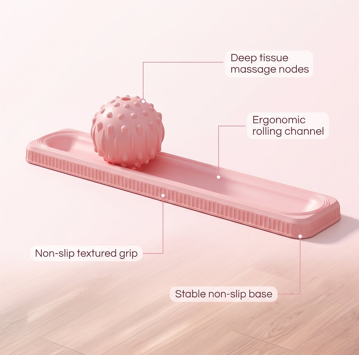Foot Massage Roller — Acupressure Spike Ball Massager
