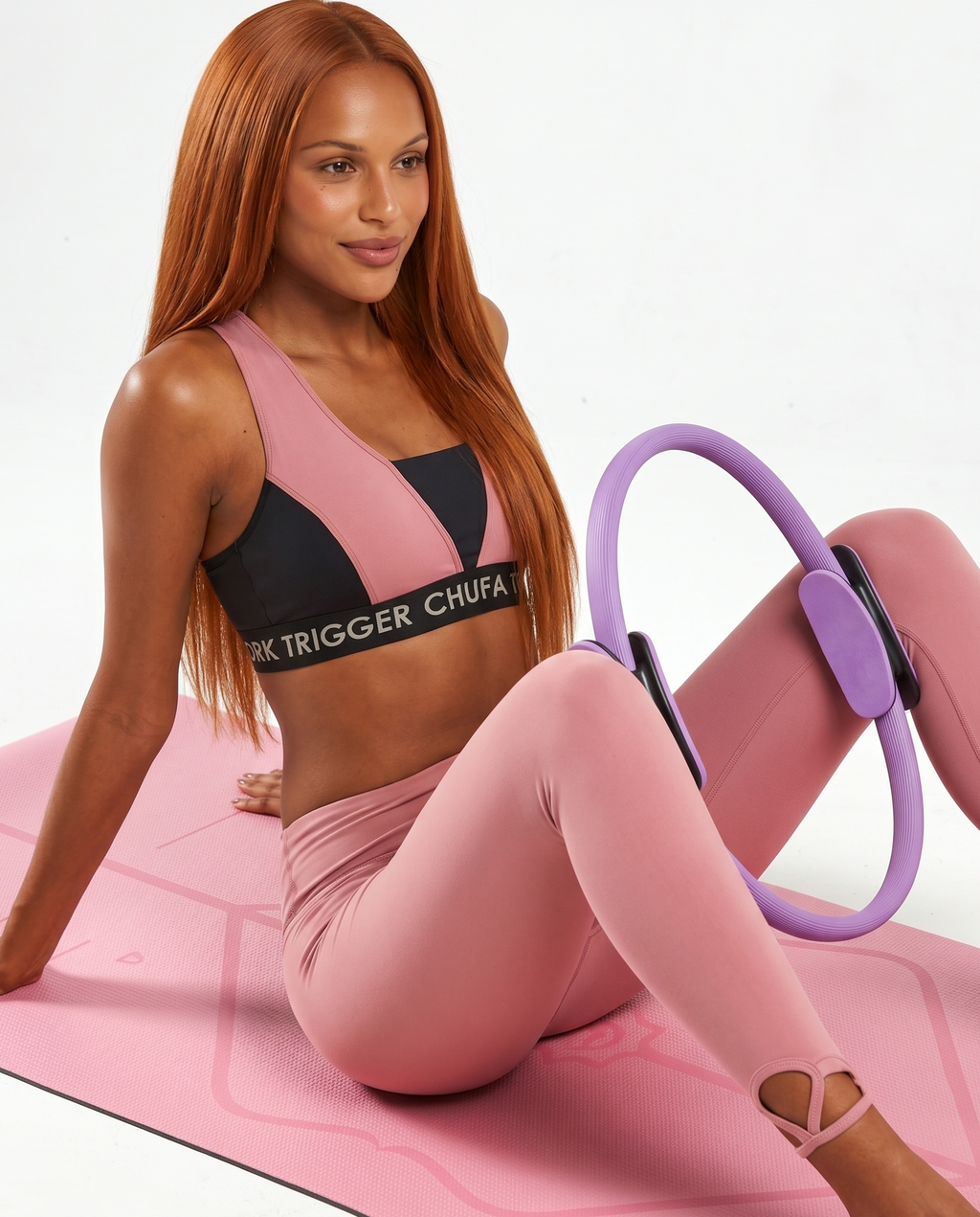 Pilates Magic Ring, Studio Fiberglass Core, Non-Slip EVA, 35 cm, 280g