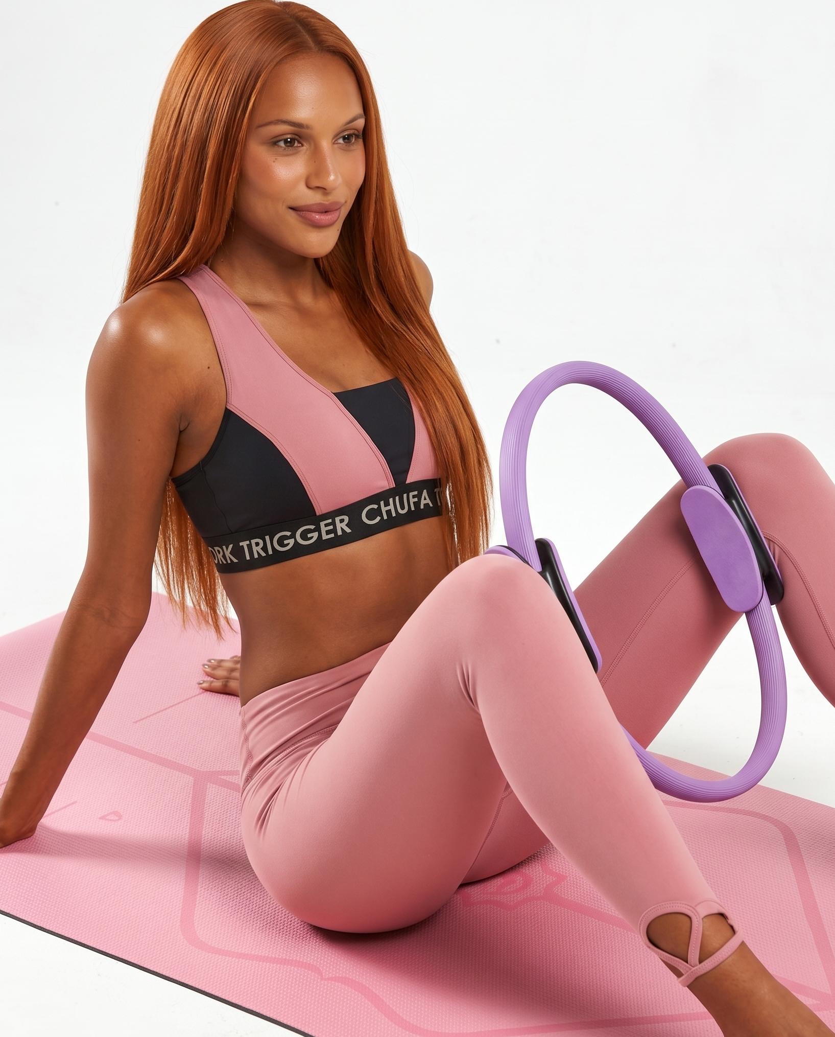 Pilates Magic Ring, Studio Fiberglass Core, Non-Slip EVA, 35 cm, 280g