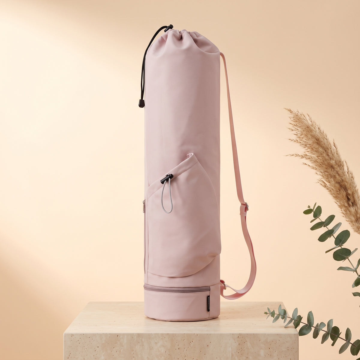 Yoga Mat Bag with Bottle Pocket & Wet Compartment, Fits Mats up to 10 mm