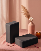EVA Yoga Blocks Set of 2, High-Density Foam, Non-Slip for Pilates