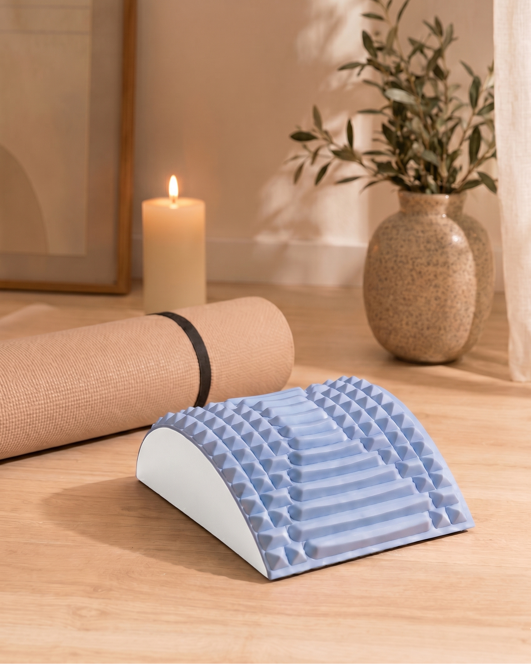 Back Stretcher – Lumbar EVA Foam Stretching Device for Back & Posture