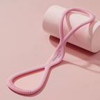 Figure-8 Resistance Band, Premium Silicone, 15 & 25 lbs, Anti-Slip