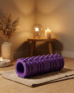 Spike Foam Roller, Deep-Grip Texture, EVA + PVC Core, 26 x 8 cm