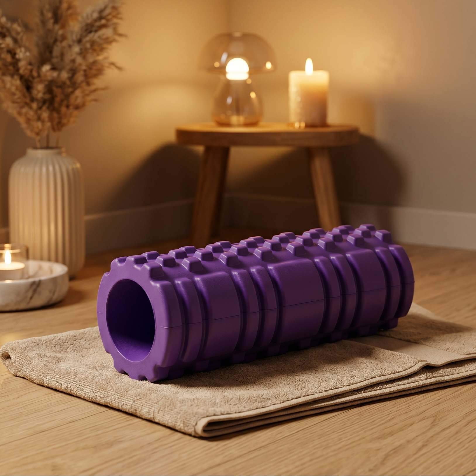 Spike Foam Roller, Deep-Grip Texture, EVA + PVC Core, 26 x 8 cm