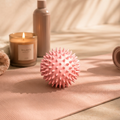 Spike Massage Ball, Body-Safe PVC, 6 cm, Pilates Yoga Fitness Rehab