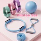 Pilates Kit - Ring, Ball & Resistance Bands Home Workout | 7-Piece Set