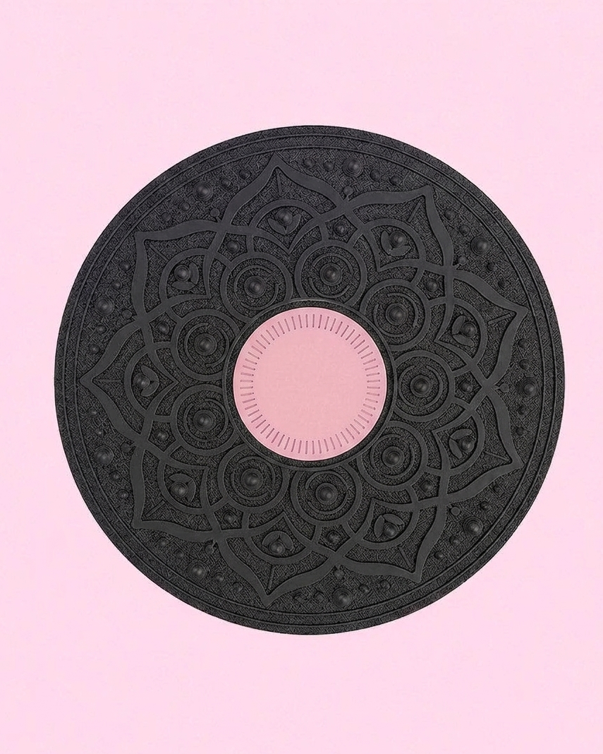 Balance Board 360° Wobble, Non-Slip Mandala, 30 cm, Up to 150 kg
