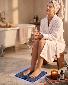EMS Foot Massage Mat — Wireless Reflexology with Remote | Pilates Era