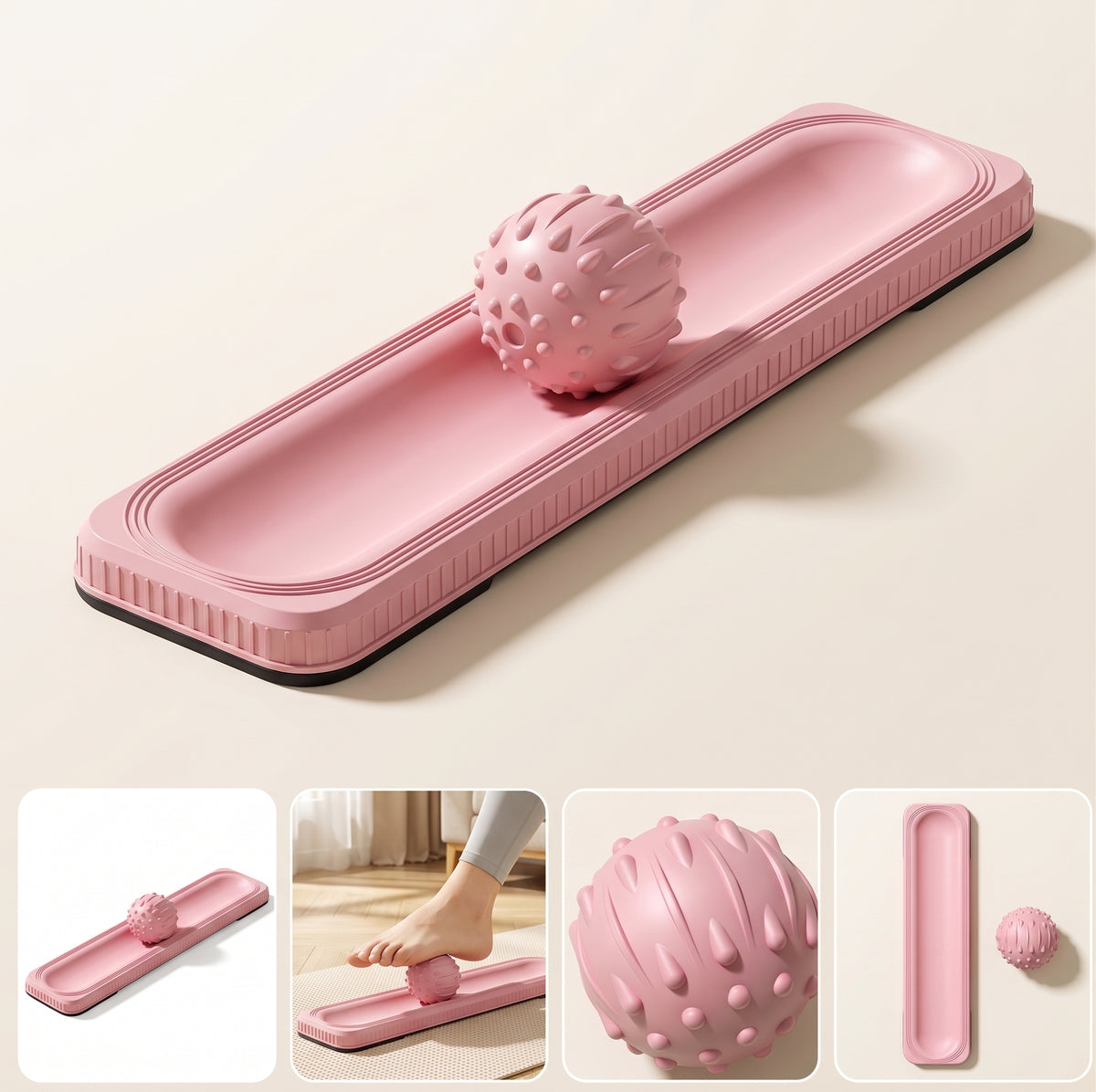 Foot Massage Roller — Acupressure Spike Ball Massager