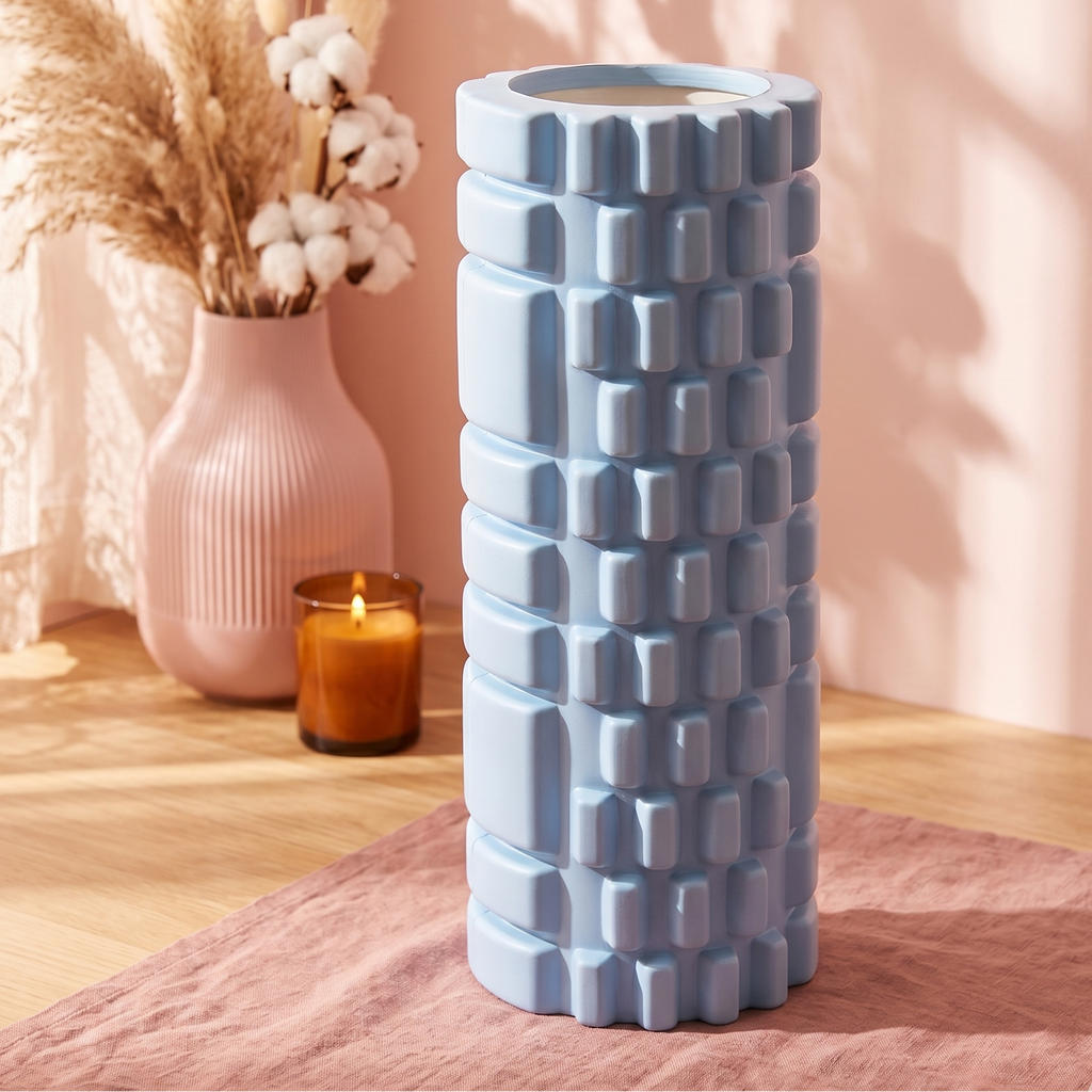 ECO EVA Foam Roller, 3D Massage Points, 220g, 30 & 45 cm, All Levels