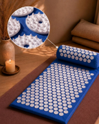 Acupressure Mat Set with Pillow, Back Neck & Feet Massage Circulation