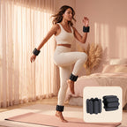 Adjustable Wrist & Ankle Weights for Women, 1 lb Pair — Soft Comfort Grip