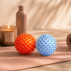 Spike Massage Ball, Body-Safe PVC, 6 cm, Pilates Yoga Fitness Rehab