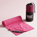 Quick-Dry Microfiber Sports Towel — Ultra-Absorbent, Compact, Storage Bag Included