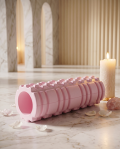 Foam Roller for Women – 30cm & 45cm | Deep Muscle Recovery | Pink & Blue