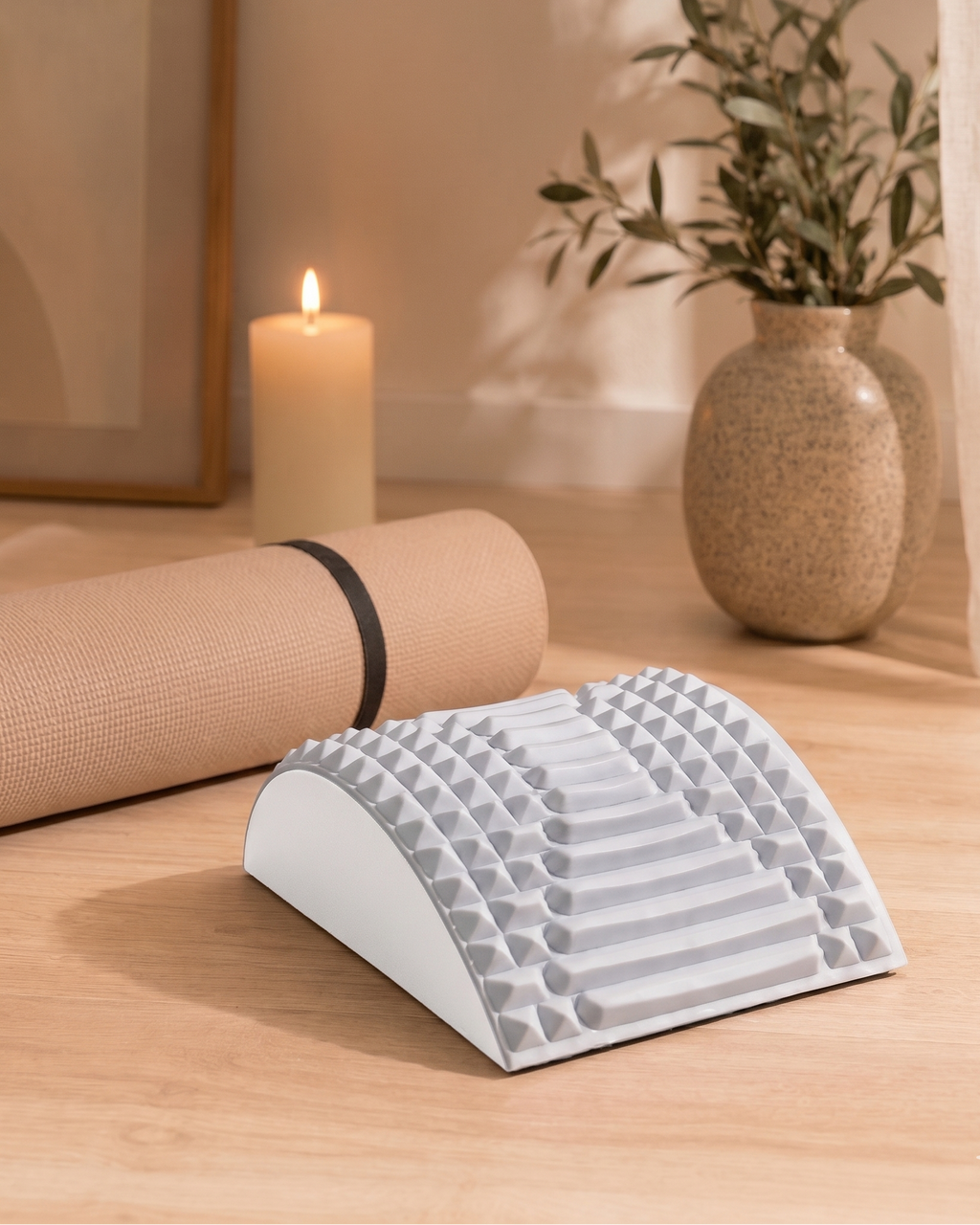 Back Stretcher – Lumbar EVA Foam Stretching Device for Back & Posture