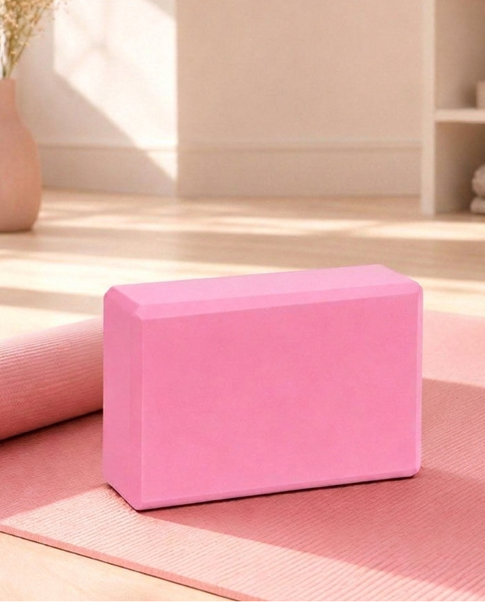 EVA Yoga Blocks Set of 2, High-Density Foam, Non-Slip for Pilates