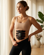 EMS Ab Toner Muscle Stimulator, 6 & 8 Pad Set, 6 Intensity Levels