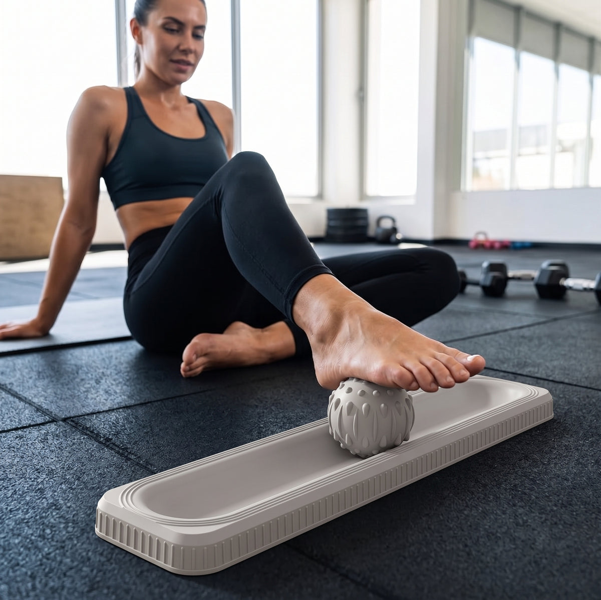 Foot Massage Roller — Acupressure Spike Ball Massager