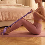 Pedal Puller Resistance Band Trainer, 6 Elastic Tubes, PVC, Non-Slip