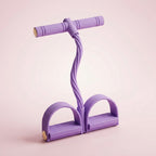Pedal Puller Resistance Band Trainer, 6 Elastic Tubes, PVC, Non-Slip