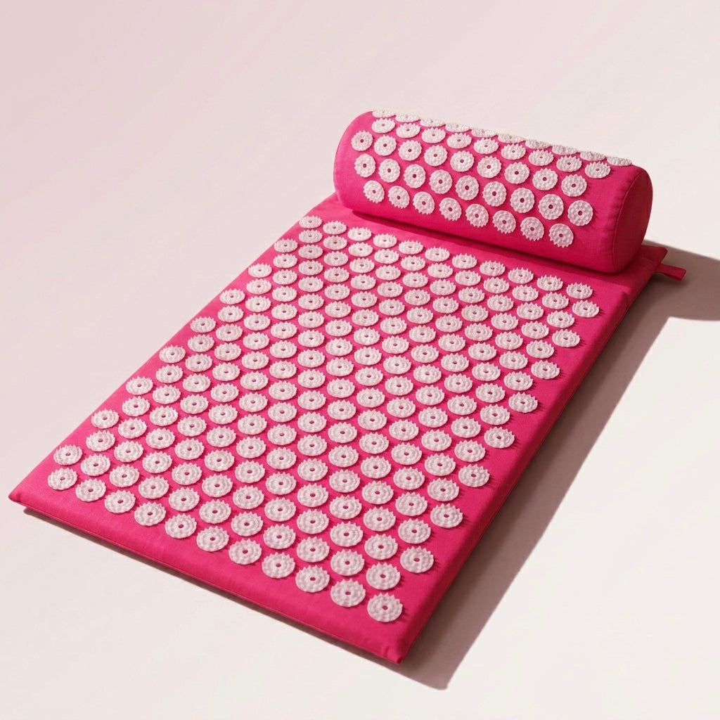 Acupressure Mat Set with Pillow, Back Neck & Feet Massage Circulation