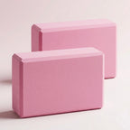 EVA Yoga Blocks Set of 2, High-Density Foam, Non-Slip for Pilates