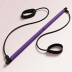 The Pilates Stick Portable Reformer Bar, 92 cm, High-Elastic Loops