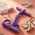 Pedal Puller Resistance Band Trainer, 6 Elastic Tubes, PVC, Non-Slip