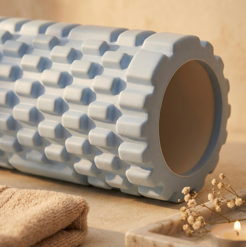 ECO EVA Foam Roller, 3D Massage Points, 220g, 30 & 45 cm, All Levels