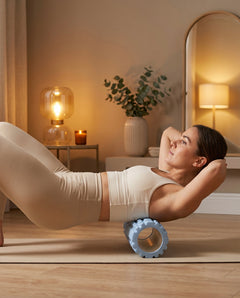 ECO EVA Foam Roller, 3D Massage Points, 220g, 30 & 45 cm, All Levels