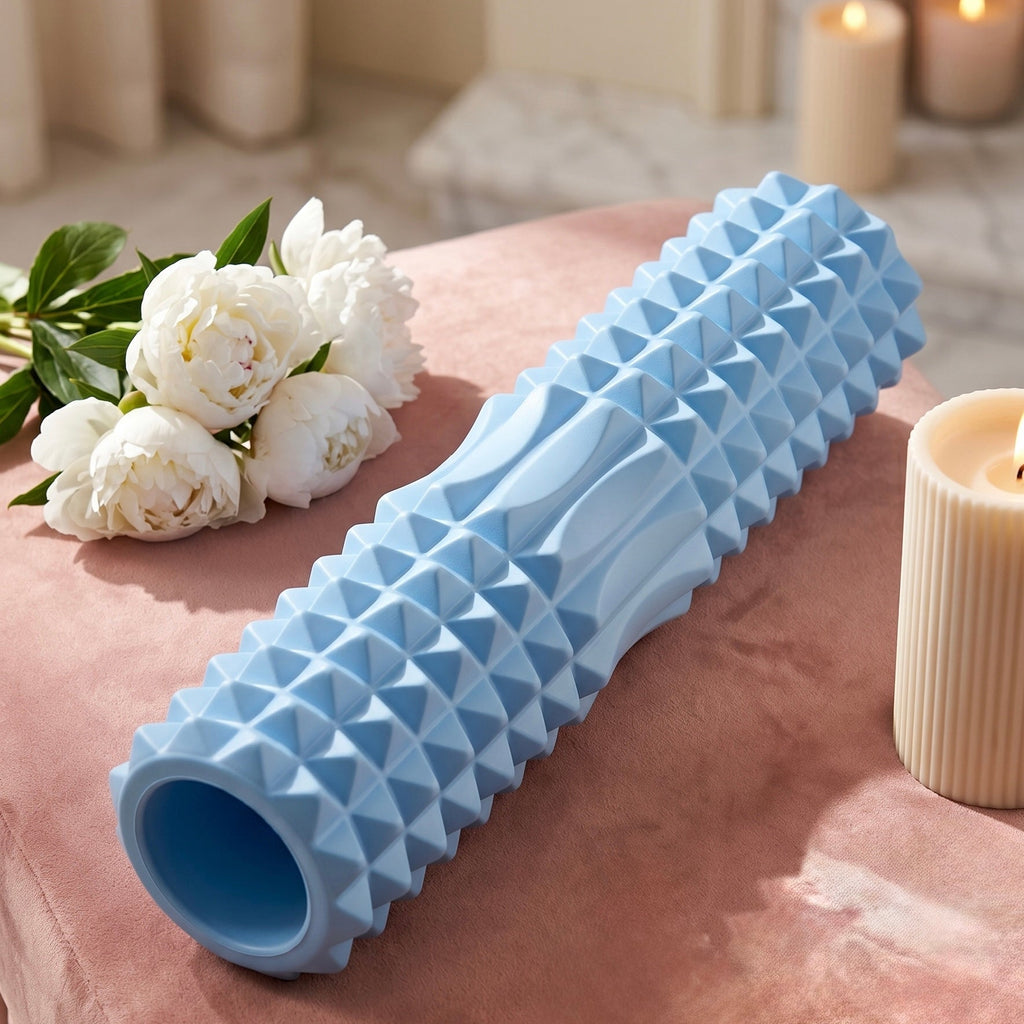 ECO EVA Foam Roller, 3D Massage Points, 220g, 30 & 45 cm, All Levels