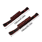 Stretch strap sizes: 10 loops 120 cm / 47 in, 12 loops 140 cm / 55 in
