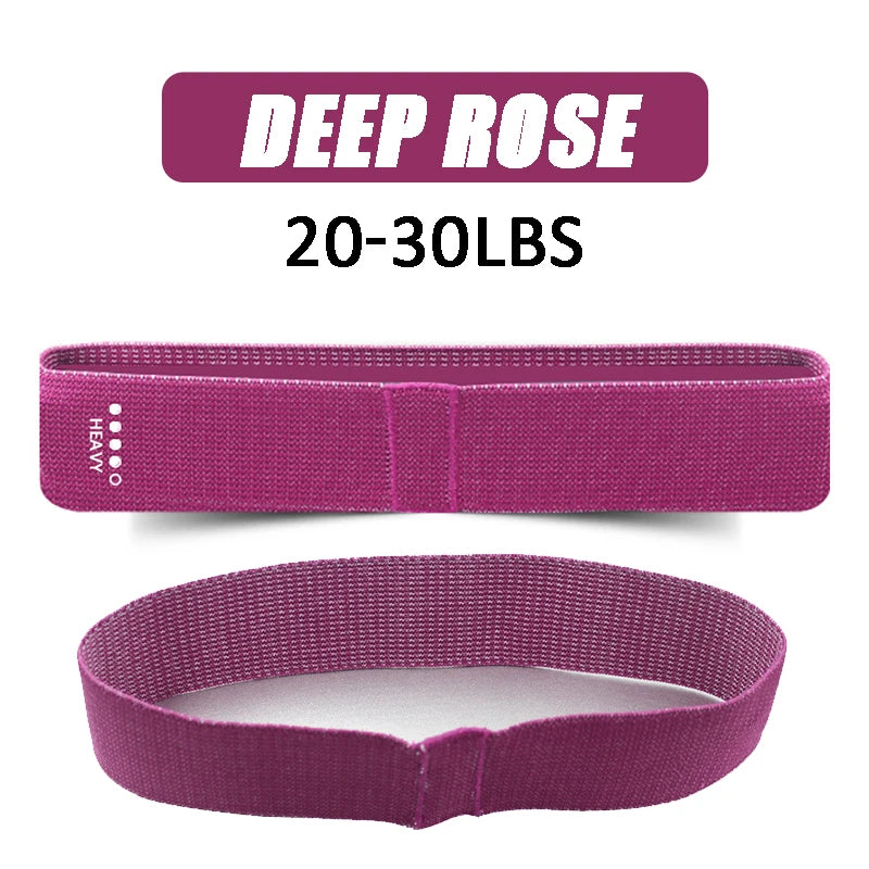 Loop Resistance Bands Set of 5, Non-Slip Terylene, Light to Heavy