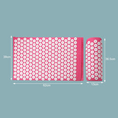 Acupressure Mat & Pillow Set — Neck, Back & Foot Relief | With Storage Bag