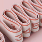 Close-up of the soft woven loops of the stretch strap