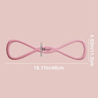 Figure-8 Resistance Band, Premium Silicone, 15 & 25 lbs, Anti-Slip