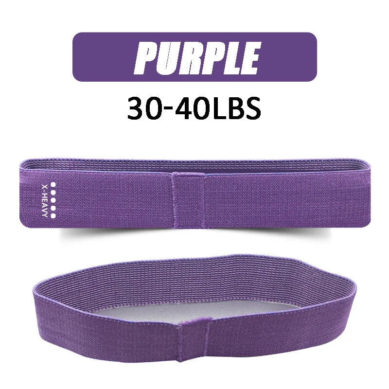 Loop Resistance Bands Set of 5, Non-Slip Terylene, Light to Heavy