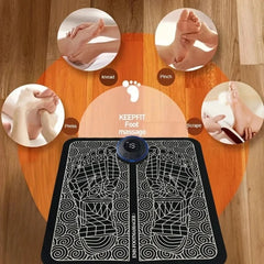 EMS Foot Massage Mat — Wireless Reflexology with Remote | Pilates Era