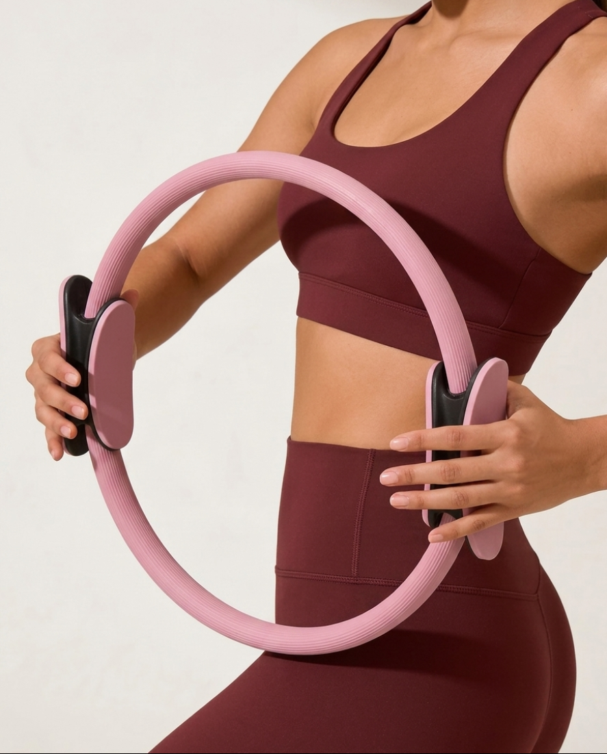 Pilates Kit - Ring, Ball & Resistance Bands Home Workout | 7-Piece Set