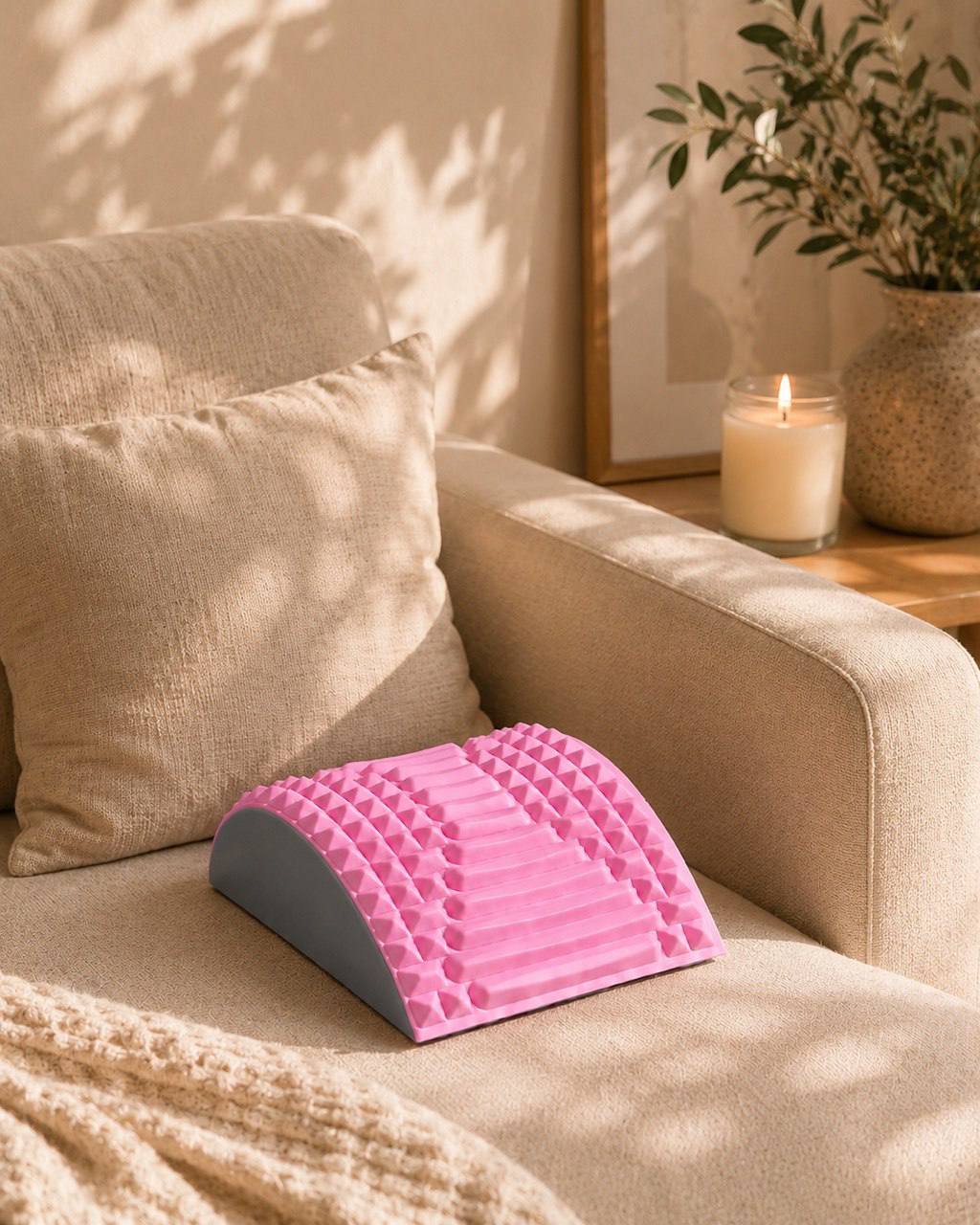 Back Stretcher – Lumbar EVA Foam Stretching Device for Back & Posture