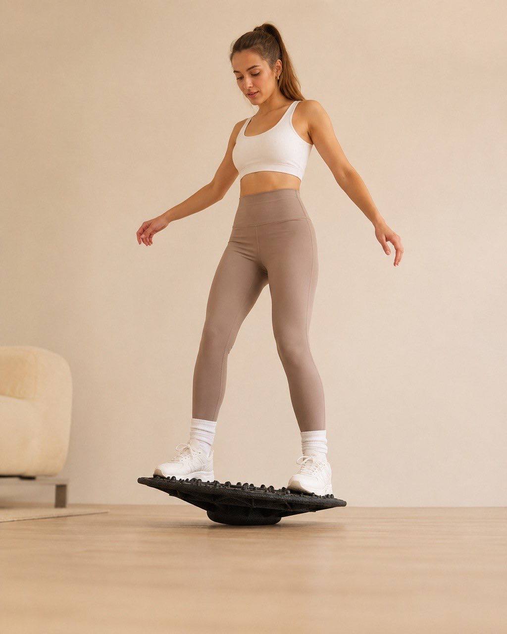Balance Board 360° Wobble, Non-Slip Mandala, 30 cm, Up to 150 kg
