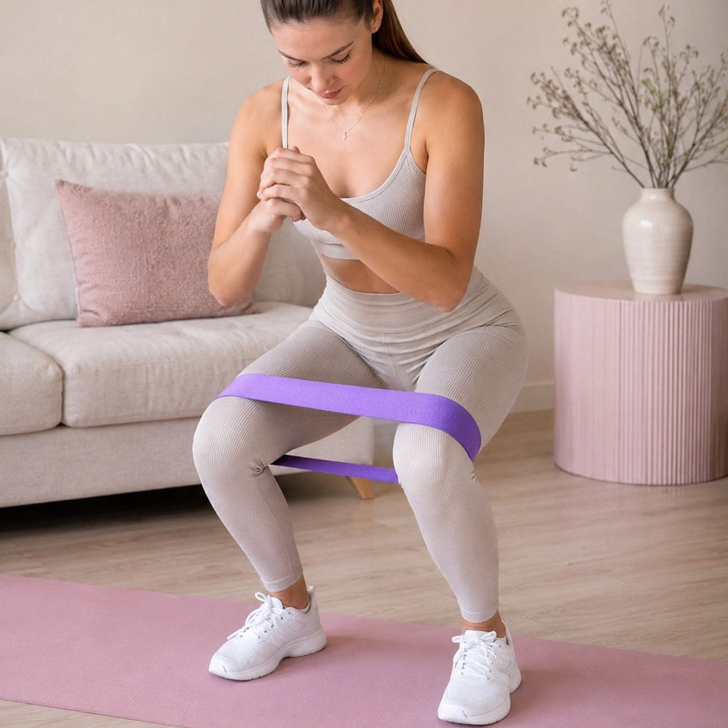 Loop Resistance Bands Set of 5, Non-Slip Terylene, Light to Heavy